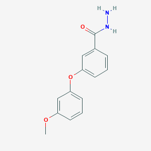 1-(3-Methoxyphenoxy)benzene-3-carbohydrazide
