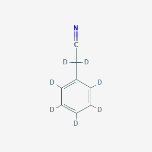 molecular formula C8H7N B1612677 2,2-Dideuterio-2-(2,3,4,5,6-pentadeuteriophenyl)acetonitrile CAS No. 65538-26-3