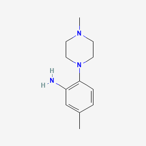 5-Methyl-2-(4-methyl-1-piperazinyl)aniline