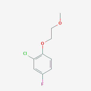 2-Chloro-4-fluoro-1-(2-methoxyethoxy)benzene
