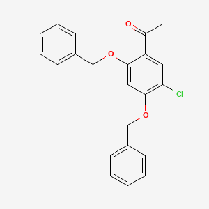 1-(2,4-Bis(benzyloxy)-5-chlorophenyl)ethanone