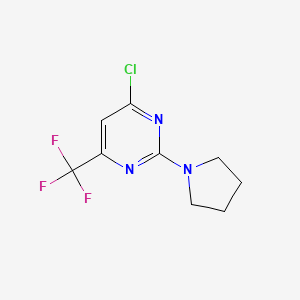 4-Chloro-2-(pyrrolidin-1-yl)-6-(trifluoromethyl)pyrimidine