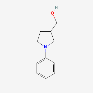 molecular formula C11H15NO B1612686 (1-Phenylpyrrolidin-3-yl)methanol CAS No. 99858-80-7