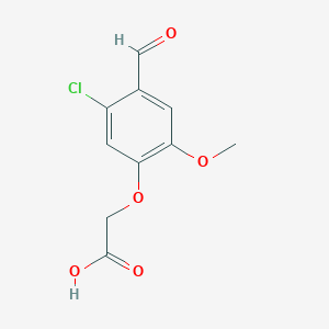 (5-Chloro-4-formyl-2-methoxyphenoxy)acetic acid