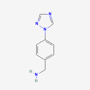 (4-(1H-1,2,4-Triazol-1-yl)phenyl)methanamine