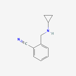 molecular formula C11H12N2 B1612702 2-Cyclopropylaminomethyl-benzonitrile CAS No. 1016717-55-7