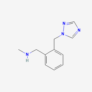 N-methyl-2-(1H-1,2,4-triazol-1-ylmethyl)benzylamine