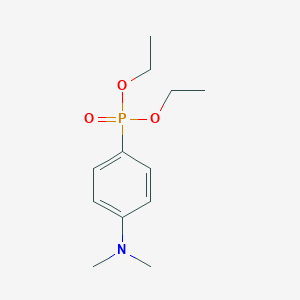 molecular formula C12H20NO3P B161271 (4-Dimethylamino-phenyl)-phosphonic acid diethyl ester CAS No. 1754-43-4