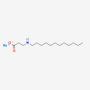 molecular formula C15H31NNaO2 B1612716 Sodium lauraminopropionate CAS No. 3546-96-1