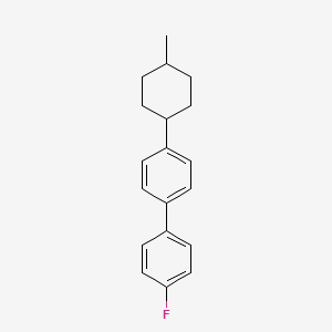 molecular formula C19H21F B1612728 trans-4-Fluoro-4'-(4-methylcyclohexyl)-1,1'-biphenyl CAS No. 81793-56-8