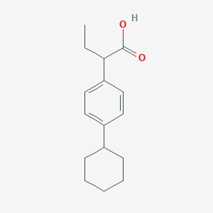 2-(4-Cyclohexylphenyl)butanoic acid