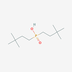 molecular formula C12H27O2P B1612731 Bis(3,3-dimethylbutyl)phosphinic acid CAS No. 67206-80-8