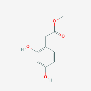 molecular formula C9H10O4 B161275 Methyl 2-(2,4-dihydroxyphenyl)acetate CAS No. 67828-42-6