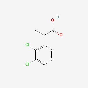 molecular formula C9H8Cl2O2 B1612775 2-(2,3-Dichlorophenyl)propanoic acid CAS No. 2012-77-3