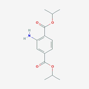 molecular formula C14H19NO4 B1612783 Dipropan-2-yl 2-aminobenzene-1,4-dicarboxylate CAS No. 203506-43-8
