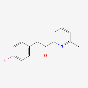 2-(4-Fluorophenyl)-1-(6-methylpyridin-2-yl)ethanone