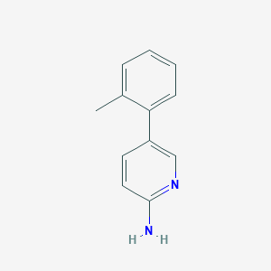 molecular formula C12H12N2 B1612791 5-(2-Methylphenyl)pyridin-2-amine CAS No. 503536-76-3