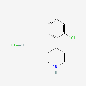 molecular formula C11H15Cl2N B1612792 4-(2-Chlorophenyl)piperidine hydrochloride CAS No. 82211-92-5