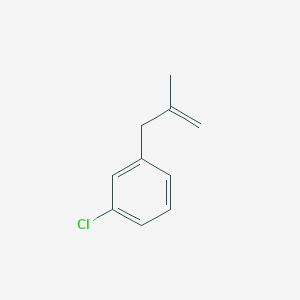 molecular formula C10H11Cl B1612800 3-(3-Chlorophenyl)-2-methyl-1-propene CAS No. 53483-21-9