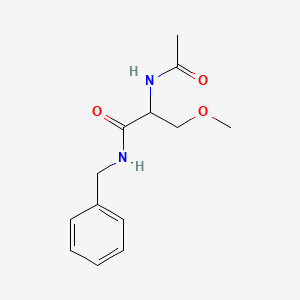 molecular formula C13H18N2O3 B1612811 Lacosamide (racemate) CAS No. 175481-26-2