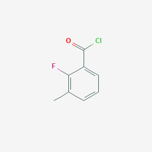 molecular formula C8H6ClFO B1612812 2-Fluoro-3-methylbenzoyl chloride CAS No. 1000339-85-4