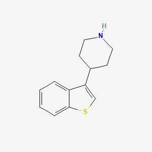 molecular formula C13H15NS B1612814 4-Benzo[B]thiophen-3-YL-piperidine CAS No. 56839-05-5
