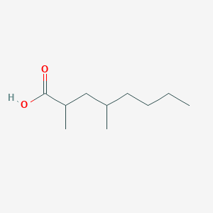 molecular formula C10H20O2 B1612821 2,4-Dimethyloctanoic acid CAS No. 7414-45-1