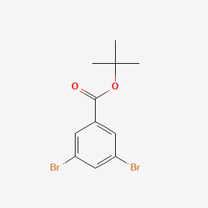 molecular formula C11H12Br2O2 B1612824 叔丁基 3,5-二溴苯甲酸酯 CAS No. 422569-46-8
