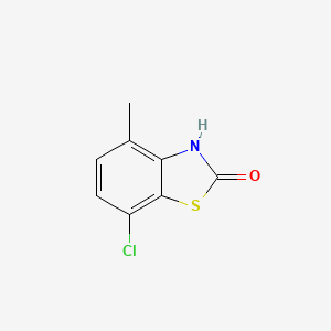 molecular formula C8H6ClNOS B1612834 7-Chloro-4-methyl-2(3h)-benzothiazolone CAS No. 80567-63-1