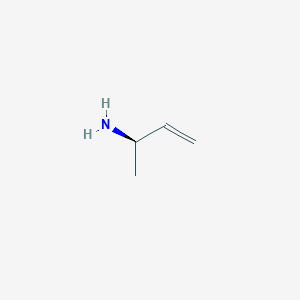 molecular formula C4H9N B1612842 (2R)-but-3-en-2-amine CAS No. 63731-07-7