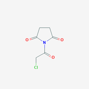 molecular formula C6H6ClNO3 B1612843 N-Chloroacetylsuccinimide CAS No. 38766-10-8