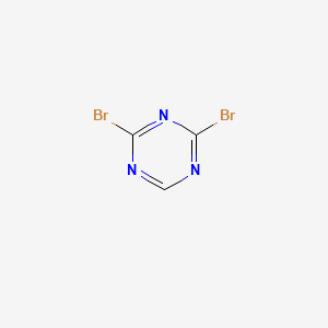 molecular formula C3HBr2N3 B1612849 2,4-Dibromo-1,3,5-triazine CAS No. 38771-76-5