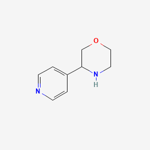 molecular formula C9H12N2O B1612852 3-(Pyridin-4-yl)morpholine CAS No. 143798-67-8