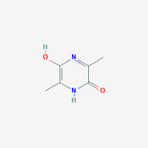 molecular formula C6H8N2O2 B1612853 3,6-Dimethylpyrazine-2,5-diol CAS No. 89532-72-9