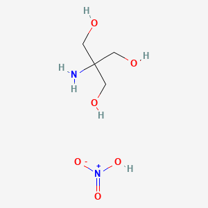 molecular formula C4H12N2O6 B1612856 tris(Hydroxymethyl)aminomethane nitrate CAS No. 41521-38-4