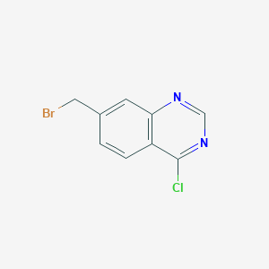 molecular formula C9H6BrClN2 B1612863 7-(Bromomethyl)-4-chloroquinazoline CAS No. 234098-35-2