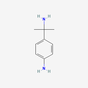 molecular formula C9H14N2 B1612873 4-(2-氨基丙基)苯胺 CAS No. 878196-82-8