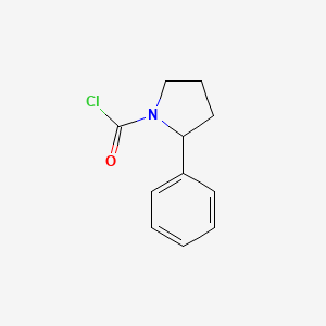 molecular formula C11H12ClNO B1612877 2-Phenylpyrrolidine-1-carbonyl chloride CAS No. 223375-92-6