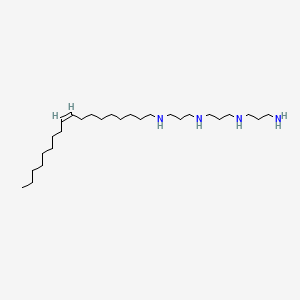 B1612881 (Z)-N-(3-Aminopropyl)-N'-[3-(9-octadecenylamino)propyl]propane-1,3-diamine CAS No. 67228-83-5