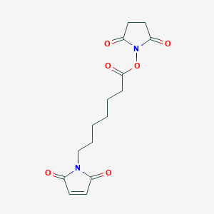 molecular formula C15H18N2O6 B1612889 2,5-Dioxopyrrolidin-1-yl 7-(2,5-dioxo-2,5-dihydro-1H-pyrrol-1-yl)heptanoate CAS No. 724721-93-1