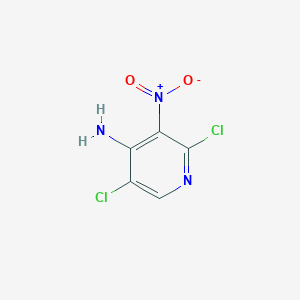 molecular formula C5H3Cl2N3O2 B1612895 2,5-Dichloro-3-nitropyridin-4-amine CAS No. 405230-91-3