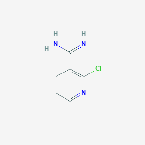 molecular formula C6H6ClN3 B1612902 2-Chloronicotinimidamide CAS No. 473464-13-0
