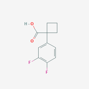B1612906 1-(3,4-Difluorophenyl)cyclobutanecarboxylic acid CAS No. 633317-58-5