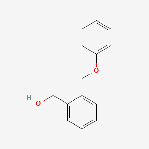 molecular formula C14H14O2 B1612911 [2-(Phenoxymethyl)phenyl]methanol CAS No. 34904-98-8