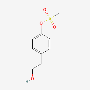 molecular formula C9H12O4S B1612914 4-(2-羟乙基)苯甲磺酸酯 CAS No. 74447-38-4