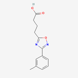 4-[3-(3-Methylphenyl)-1,2,4-oxadiazol-5-YL]butanoic acid