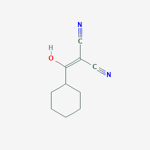 [Cyclohexyl(hydroxy)methylidene]propanedinitrile