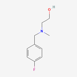 molecular formula C10H14FNO B1612921 2-((4-Fluorobenzyl)(methyl)amino)ethanol CAS No. 2248-70-6