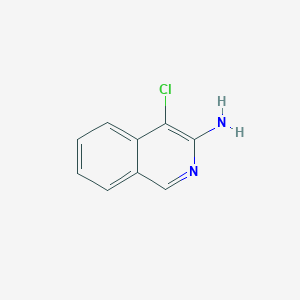 molecular formula C9H7ClN2 B1612923 4-Chloroisoquinolin-3-amine CAS No. 66729-00-8