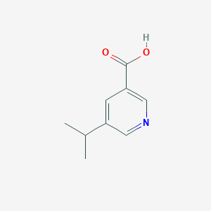 molecular formula C9H11NO2 B1612932 5-Isopropylnicotinic acid CAS No. 73591-69-2